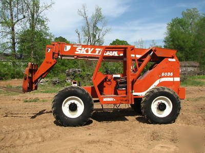 Skytrak 6036 telescopic forklift telehandler we deliver