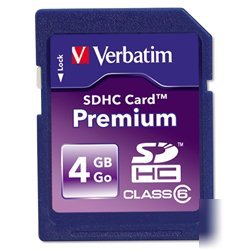 New verbatim 4GB secure digital high capacity (sdhc)...