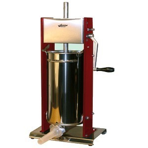 New weston 20 lb. vertical sausage stuffer ss cylinder