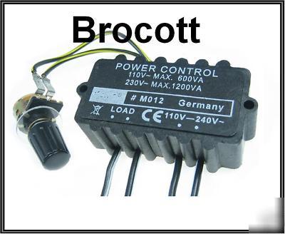 Power controller, wood lathe speed controller