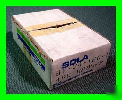 Sola 81-24-180-1 linear power supply 24V 0.8A