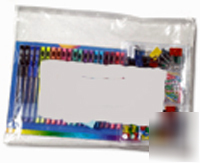 250 - 6X9 3 mil slide-seal zip lock bags w/white block