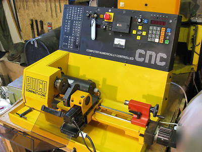 Emco compact 5 cnc lathe & tool changer welturn control