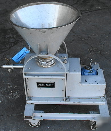 Vibra screw dry material auger feeder variable speed